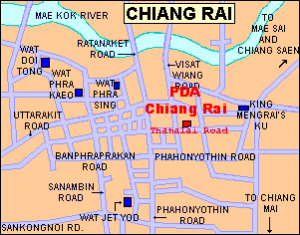 Chiang Rai Province Map Map Of Pda Centers In Thailand – Pda Chiang Rai